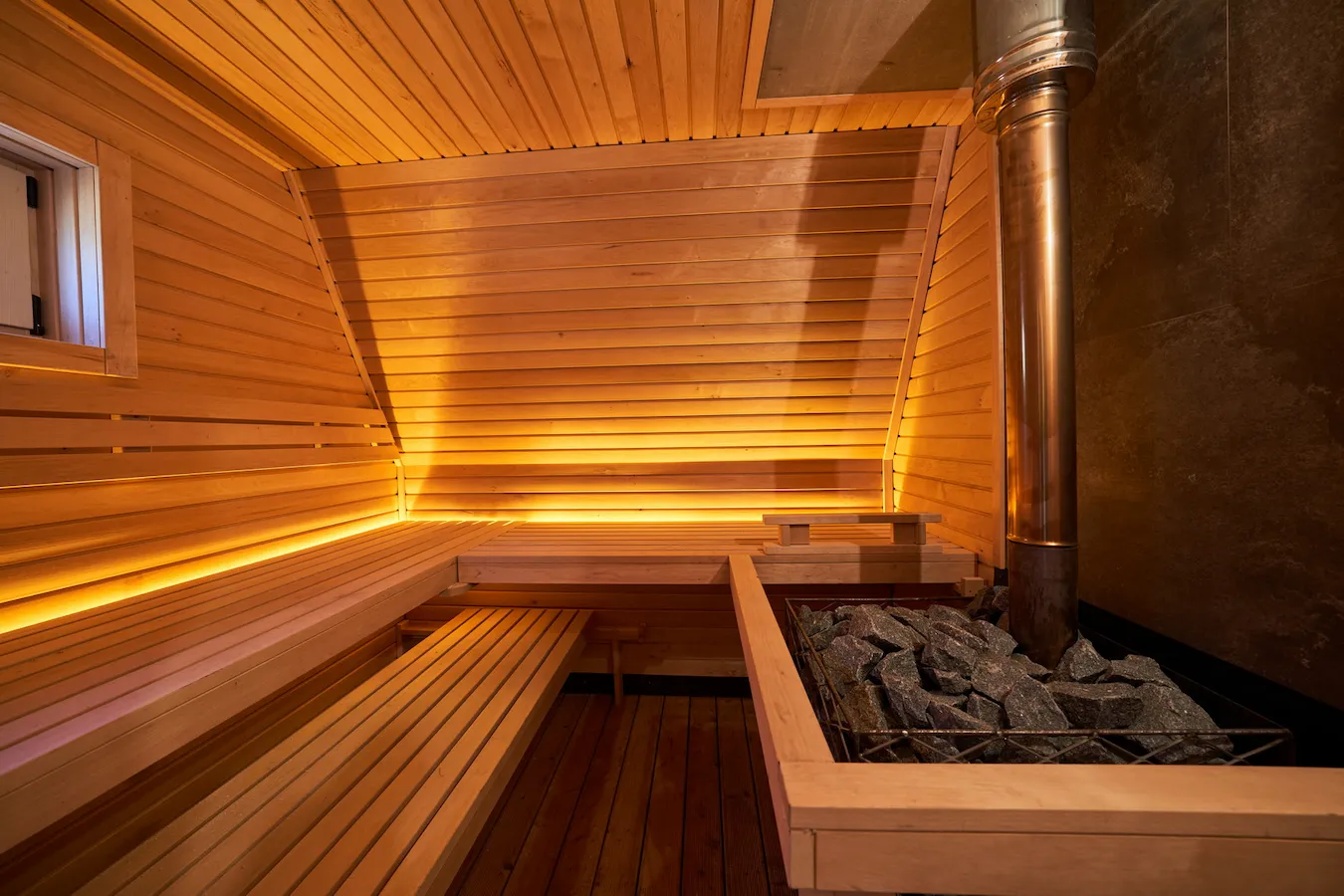 Modernus vasarnamis pirtis Alfa 6 H su sauna | Asauna